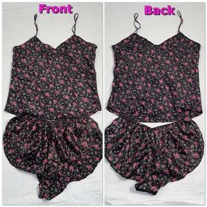 Van Mar satin multicolor camisole and panty set L